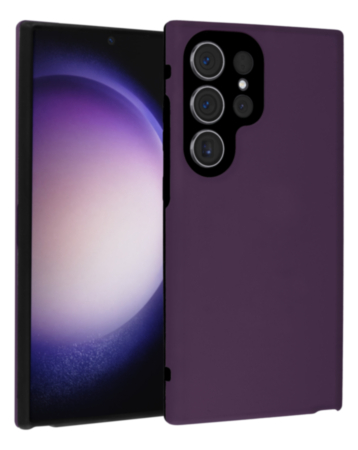Full Cover New Design Silicone Case - PURPLE for Galaxy S22 Ultra (Only Ground Shipping)