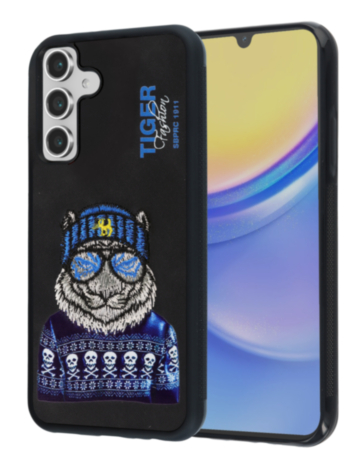 Cute Animal Design Case - BLUE TIGER for Galaxy S24 FE (Only Ground Shipping)