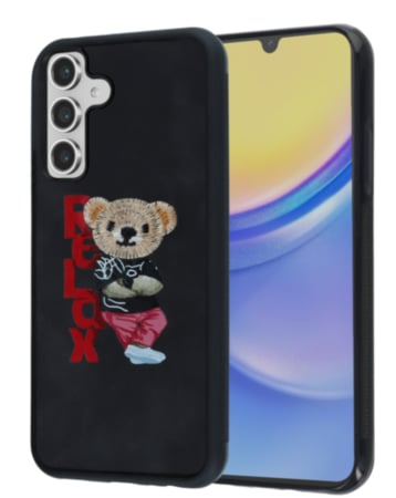 Cute Animal Design Case - RELAX BEAR for Galaxy S24 FE (Only Ground Shipping)