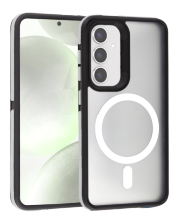 Galaxy S25 Plus Magsafe Dual-Color TPU Matte Case - WHITE (Only Ground Shipping)