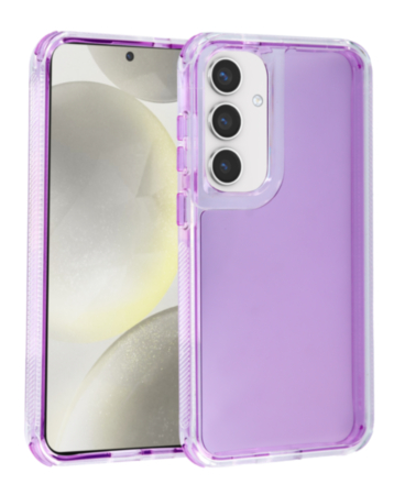 Galaxy S25 Plus Transparent TPU Case - PURPLE (Only Ground Shipping)