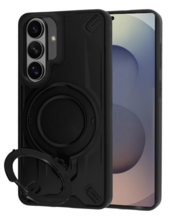 Galaxy S26 Rugged Magnetic Armor Case - BLACK (Only Ground Shipping)