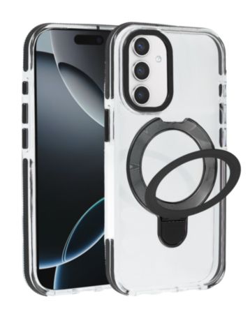 Magnetic Circle Stand with MagSafe Case for Galaxy S26FE (BLACK) (Only Ground Shipping)