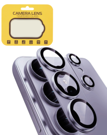 Metal Camera Lens Protector with Tempered Glass for Galaxy S26 Ultra (Cobalt Violet)