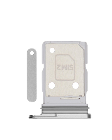 Dual Sim Card Tray for Galaxy S26 Ultra (S948) (White)