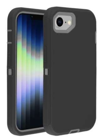 Heavy Duty Case - (BLACK GRAY) for iPhone 16e / 17e (Only Ground Shipping)