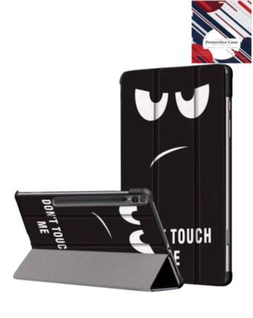 Old Style Notebook Design Case - Don't Touch for Galaxy Tab S10 Ultra / S9 Ultra / S8 Ultra (14.6") (Only Ground Shipping)