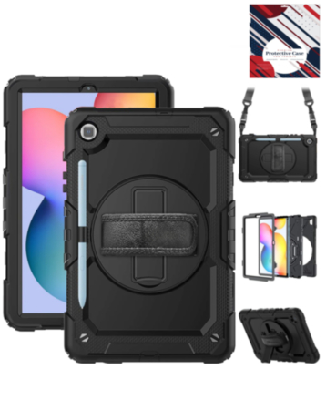 Silicone Hard Case for Galaxy Tab S6 lite 10.4" - (BLACK) (Only Ground Shipping)