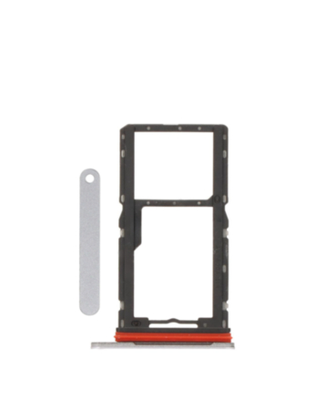 SIM and SD Card Tray for Galaxy Tab A11 (X135) (SILVER) (4G Version)