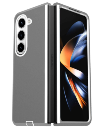 Galaxy Z Fold 5 Heavy Duty Case - GRAY & WHITE (Only Ground Shipping)