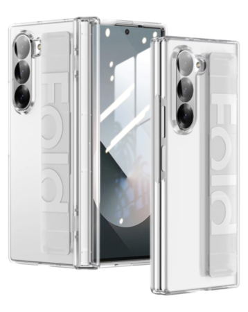 Kickstand Shockproof Case (CLEAR) for Galaxy Z Fold 8 Ultra / Fold 7 (Only Ground Shipping)