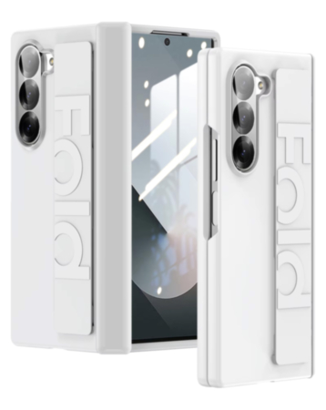 Kickstand Shockproof Case (WHITE) for Galaxy Z Fold 8 Ultra / Fold 7 (Only Ground Shipping)