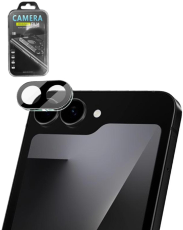 Back Camera Tempered Glass for Galaxy Z Flip 6 (BLACK)
