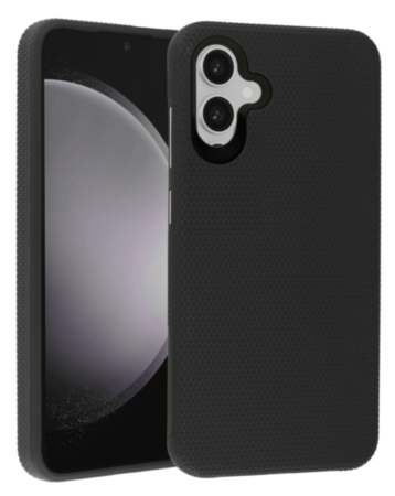 Galaxy A06 Shock Absorption Protective Dual Layer Case - BLACK (Only Ground Shipping)