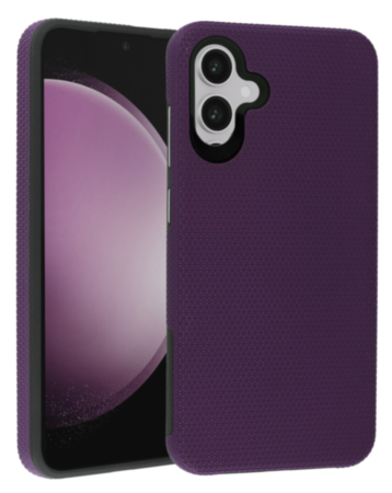 Galaxy A06 Shock Absorption Protective Dual Layer Case - PURPLE (Only Ground Shipping)