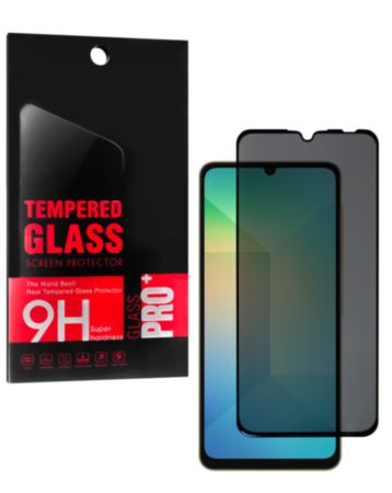 Privacy Tempered Glass for Galaxy A06 (2.5D / 1 Piece)