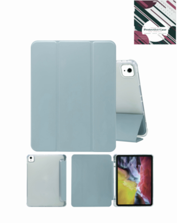 Smart PU Stand with Pen Holder - BLUE for iPad Air 11 2024 / Air 4 / Air 5 (Only Ground Shipping)