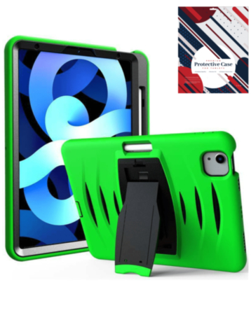 Shockproof Case with Pen Slot - ARMY GREEN for iPad Air 11 / 2024 / Air 4 / Air 5 / Pro 11 (1st / 2nd / 3rd / 4th) (Only Ground Shipping)