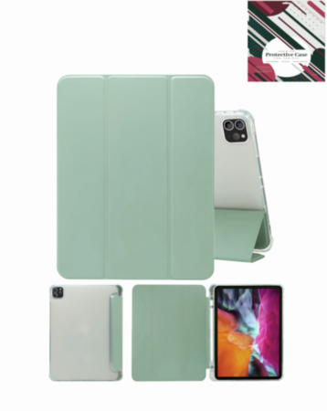 Smart PU Stand with Pen Holder - TEAL for iPad Air 13 2024 / Pro 12.9 (3rd / 4th / 5th / 6th) (Only Ground Shipping)