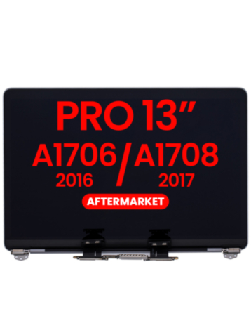 LCD Assembly (SPACE GRAY) (NO LOGO) (Aftermarket) for MacBook Pro 13" with Touch Bar / Pro 13" (A1706 / Late 2016)