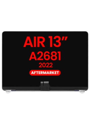LCD Assembly (MIDNIGHT) (NO LOGO) (Aftermarket) for MacBook Air 13" (A2681 / Mid 2022)