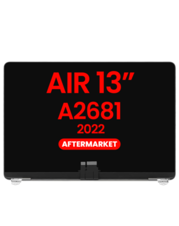 LCD Assembly (SPACE GRAY) (NO LOGO) (Aftermarket) for MacBook Air 13" (A2681 / Mid 2022)