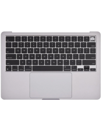 Top Case with US Keyboard & Touchpad (SPACE GRAY) for MacBook Air 13" (A2681 / Mid 2022)