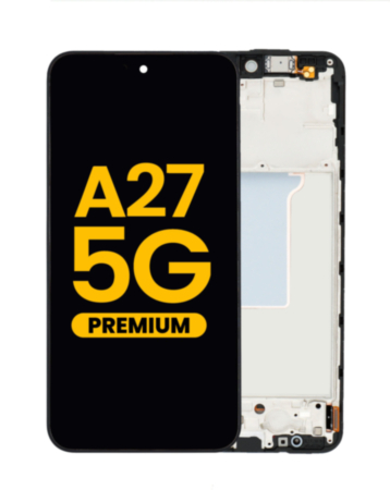 OLED Assembly with Frame for Galaxy A27 5G (A276 / 2025) (BLACK) (Premium)