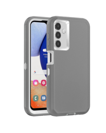 Heavy Duty Case for Galaxy A34 5G (DARK GRAY & WHITE) (Only Ground Shipping)