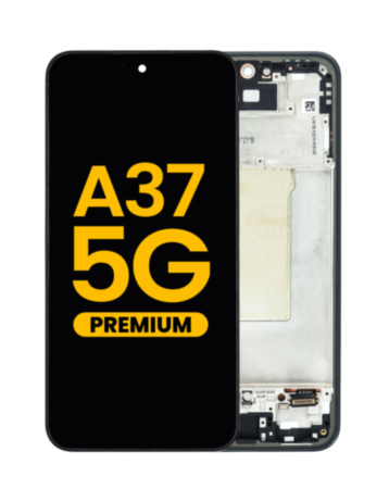 OLED Assembly with Frame for Galaxy A37 5G (A376 / 2026) (BLACK) (Premium)