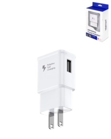 Adaptive USB-A Fast Charging Wall Adapter (15W) (WHITE) (Only Ground Shipping)