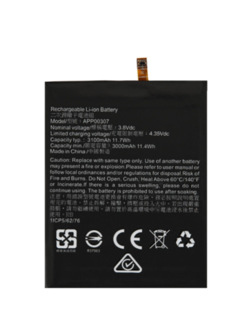 Replacement Battery for CAT S52 (APP00307) (Only Ground Shipping)