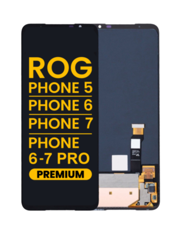OLED Assembly without Frame for Asus ROG Phone 5 (ZS673KS) / ROG Phone 6 / ROG Phone 6 Pro / ROG Phone 7 / ROG Phone 7 Pro (Premium)