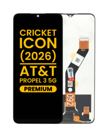 LCD Assembly without Frame for Cricket lcon (2026) (U656AC) / AT&T Propel 3 5G (U656AA) (Premium)