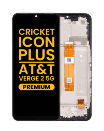 LCD Assembly with Frame for Cricket lcon Plus (2026) (SN333C) / AT&T Verge 2 5G (Premium)