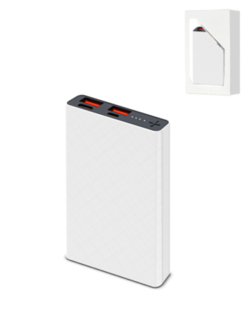 Brookstone Ultra Slim Magsafe Rapid Power Bank - (WHITE) (5000 mAh) (Only Ground Shipping)