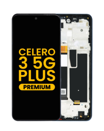 LCD Assembly with Frame for Boost Mobile Celero 3 5G Plus (BLUE) (Premium)