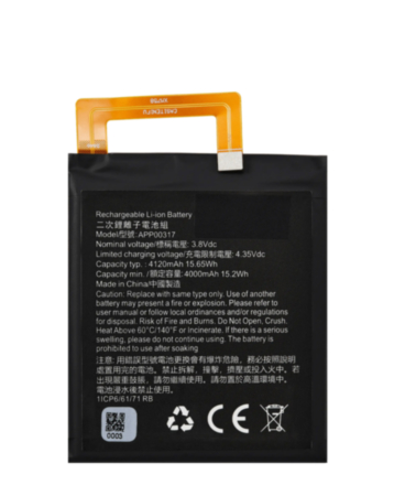 Replacement Battery for CAT S62 Pro (Only Ground Shipping)
