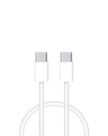 60W USB C-C Fast Charging Cable for iPhone / iPads / AirPods Series (3ft) (Pack of 20 / without Retail Box) (Only Ground Shipping)