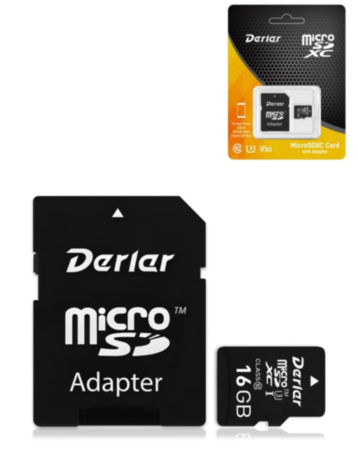 Derlar DL-230 microSD Card with Adapter - 16GB (C10)