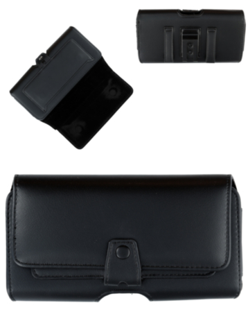 EVO 6.9" Horizontal Pouch with Belt Clip - BLACK (Only Ground Shipping)