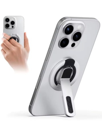 EVO Double-Sided Magnetic Phone Ring Holder & Stand - WHITE (Only Ground Shipping)