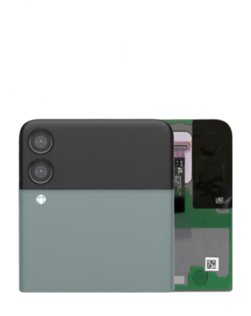 Outer OLED Assembly without Frame for Galaxy Z Flip 3 F711 (Green) (Service Pack)