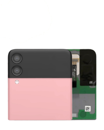 Outer OLED Assembly without Frame for Galaxy Z Flip 3 F711 (PINK) (Service Pack)