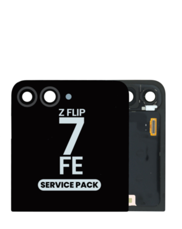 Outer OLED Assembly without Frame for Galaxy Z Flip 7 FE F761 (BLACK) (Service Pack)
