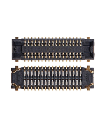 Buy the Main Camera FPC Connector pack of 10 for the Galaxy A13 5G model A136U 2021, located on the motherboard, female type with 34 pins.
