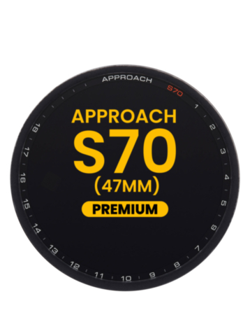 OLED Assembly without Frame for Garmin Approach S70 (47mm) (2023) (Black) (Premium)