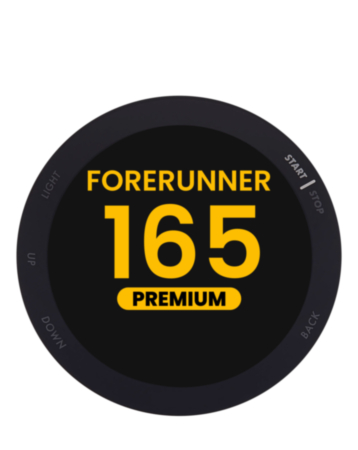 OLED Assembly without Frame for Garmin Forerunner 165 (2024) (Black) (Premium)