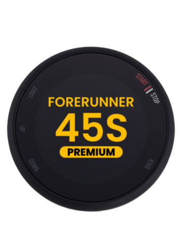 LCD Assembly with Frame for Garmin Forerunner 45S (2019) (Red) (Premium)