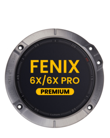LCD Assembly with Frame for Garmin Fenix 6X / 6X Pro (2019) (Black) (Premium)